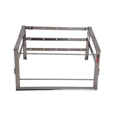 Imagem de Suporte 4 Espetos Inox Churrasqueira Alvenaria Issi Grill