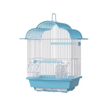 Imagem de Gaiola de pássaro, papagaio, gaiola, pequena, especial, casa, grande, ecológica, vila, ninho de pássaro (azul, pequeno)