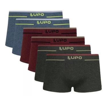 Imagem de Cueca Lupo Sunga Sem Costura Microfibra  Kit Com 5 526, M, Sortidas