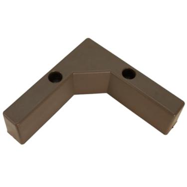 Imagem de Cantoneira Tabaco Em L 90° Graus Para Sofá Poltrona Cabeceiras e Móveis Planejados Plástico Resistente (1 Cantoneira)