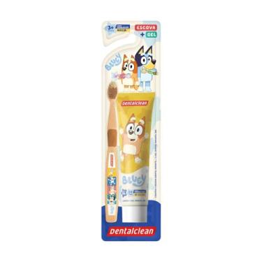 Imagem de Kit Escova + Gel Dental Infantil Bluey 50g - Dentalclean