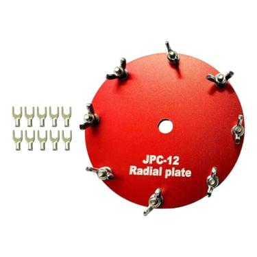 Imagem de KiBcsLic Substituição da placa de aterramento (orifício do fio do terminal de 10 mm) Montagem da placa de base de alumínio com terminais de garfo para antena