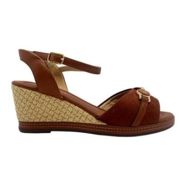 Imagem de SANDÁLIA PICCADILLY COM SALTO ANABELA REF:408243 FEMININO-Masculino