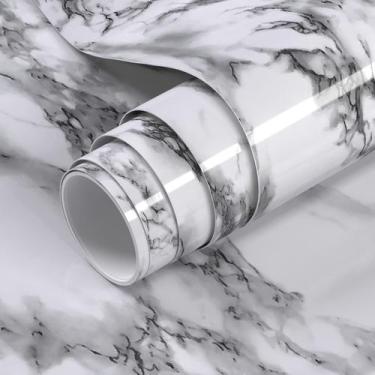 Imagem de Papel de parede VOLEAAR Marble Contact Paper 60x1000cm autoadesivo