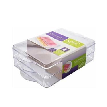 Imagem de Porta Frios 2 Andares De Acrílico Transparente 1,6L