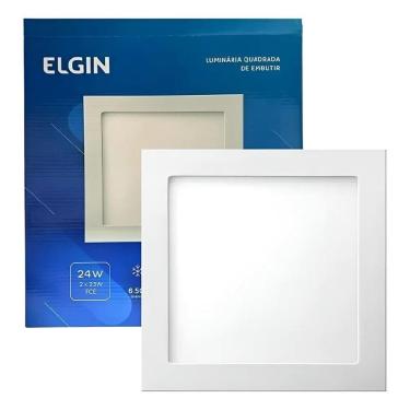 Imagem de Plafon Elgin Painel Embutir Led 24W Bra Branco 127/220V