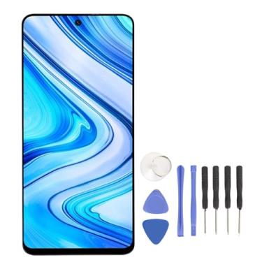 Imagem de Substituição de tela de telefone para tela sensível ao toque Note 9S 6,67 polegadas TFT LCD digitalizador montagem 120Hz taxa de atualização resolução Full HD multi toque tela capacitiva reparação