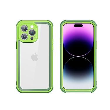 Imagem de Capa de TPU 2ª para iPhone 14 13 12 11 Pro Max 14 Plus Proteção contra quedas de nível militar Proteção da lente da câmera, verde, PARA IPhone 11 PRO
