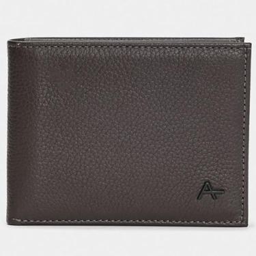Imagem de Carteira Couro Aramis Porta Cartão Marrom Masculino, Único, Marrom