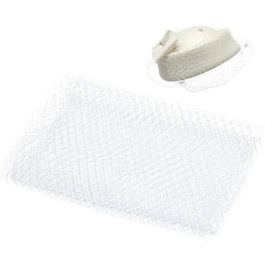 Imagem de Rede branca de malha de nylon de 250 x 0,3 mm para gaiola de pássaros, tecido de rede de véu de noiva, chapéu de casamento, enfeites de malha para decoração de casamento, costura, decoração de chapéu