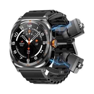 Imagem de Relógio Inteligente Masculino Sem Fio Bluetooth Com Fones De Ouvido TW