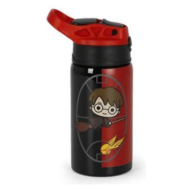 Imagem de Garrafa Infantil Meninos Harry Potter Aço Inox 500ml C/ Alça - Luxcel,