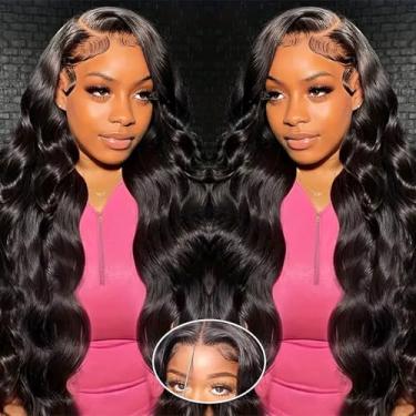 Imagem de Unvizossa Peruca De Fechamento Renda Hd 30" 5X5, Sem Cola, Pré-Depilada, Corte Longo, Ondulado Frontal, Para Mulheres Negras, Densidade 180% Natural