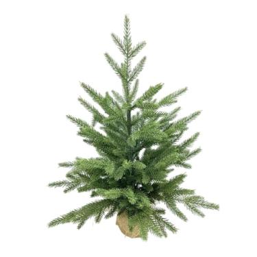 Imagem de oshhni Árvore de Natal artificial de mesa, árvore falsa realista, planta artificial pequena para uso interno e externo, quarto, entrada, escritório, Abeto de 60 Cm