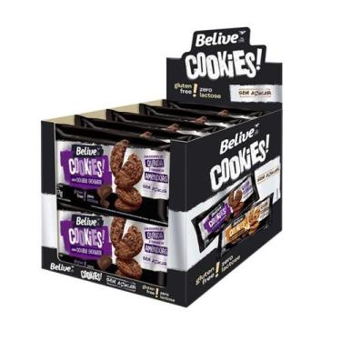 Imagem de Cookies Zero Açúcar sabor Double Chocolate Display 10 un de 67g - Beli