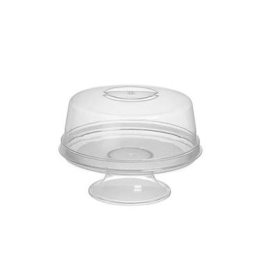 Imagem de Porta Bolos Boleira Com Pedestal Pequeno - Três Triângulos