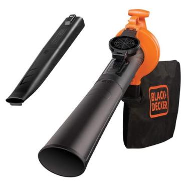 Imagem de Soprador e Aspirador de Folhas Black Decker Função Soprador e Triturad