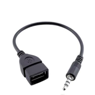 Imagem de Adaptador de Áudio P2 x USB Fêmea 3.5mm Conversor Plug and Play – Conecte Fone de Ouvido, Headset e Microfone em PC, Notebook ou USB – Prático, Portátil e Compatível