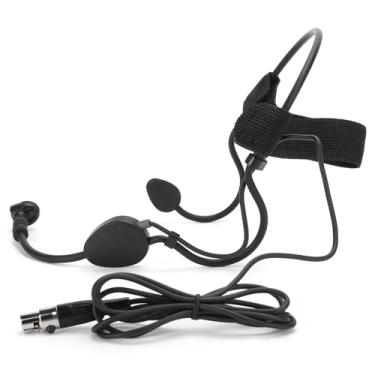 Imagem de Microfone do Condensador, Microfone de Cabeça Omnidirecional para Professores, Guias, palestrantes. Cheque de Voz de 360 ​​graus, Prova de Suor, XLR 3 Pinos Ta3f Conector, para