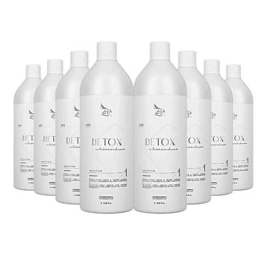 Imagem de Kit 8 Shampoo Anti-resíduos Detox Limpeza Profunda 1 Litro