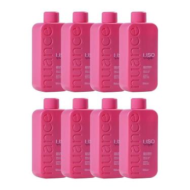 Imagem de Kit 8 Escovas Progressivas Nuance Liso Perfeito Orgânica 1 Litro