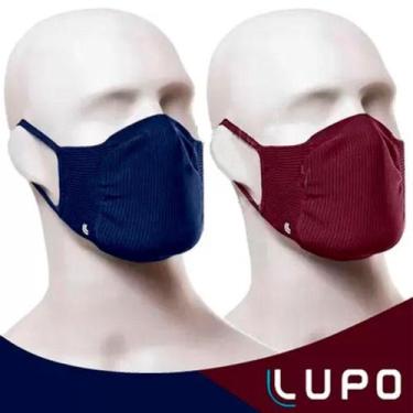 Imagem de Máscara Lupo Au Zero Vírus Bac Off - 1 Kit Com 2 Unidades, MARINHO E V