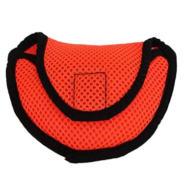 Imagem de D Tipo Mallet Putter Cabeça Com Fita Adesiva, Capa de Golfe Portátil Portátil para Colegas de Amigos da Família (Laranja)