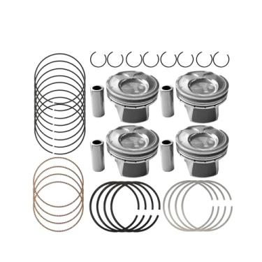 Imagem de Conjunto de anel de pistão do motor, kit de pistão e anéis de tamanho grande de 0,50 mm serve para Hyundai Elantra Tucson Kia Soul Forte Sedan Koup 2.0L 23041-2E210, 230412E210