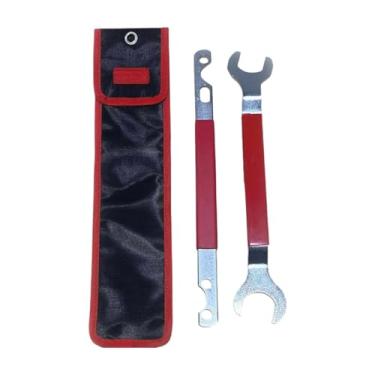 Imagem de Ysyqkn 2 Chaves de Embreagem de Ventilador, Suporte Da Polia Da Bomba D'água, Ferramentas Manuais Automotivas para Fácil Remoção E Instalação.