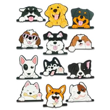 Imagem de 12 peças jogo bruxa Halloween Natal pato cachorro fitness gnomo cowgirl fazenda animal sapato pingentes para crocodilo bolha slides tamancos sandálias, animais acessórios decoração para meninas