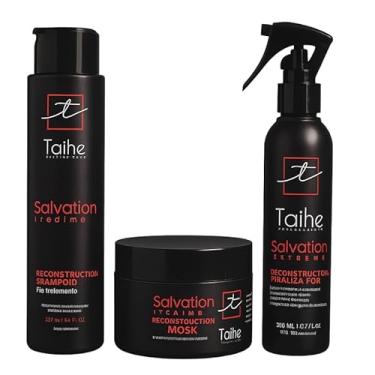 Imagem de Recosntrução Salvation Taihe - Shampoo 300ml - Máscara 300ml - Finalizador 200ml