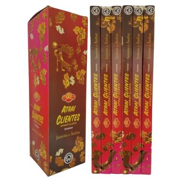 Imagem de Incenso Indiano Sac Atrai Clientes - Prosperidade Cx.6un.8v.