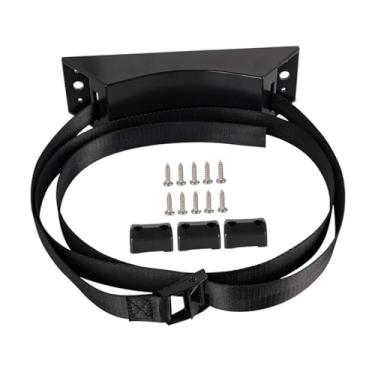 Imagem de MERIGLARE Suporte para Cilindro de Gás, Fácil de Instalar, com Cinta de Fixação para Veículos, Trailers e Laboratórios, Uso Interno e Externo.