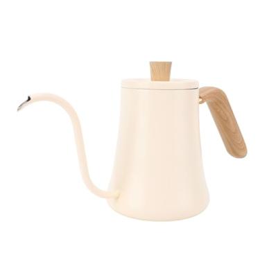 Imagem de Ymiko 600ml de Aço Inoxidável Pescoço de Ganso Despeje sobre Chaleira para café e chá, Pote de Bico de Gotejamento de Precisão para Acampamento, Viagens, Uso Ao Ar Livre