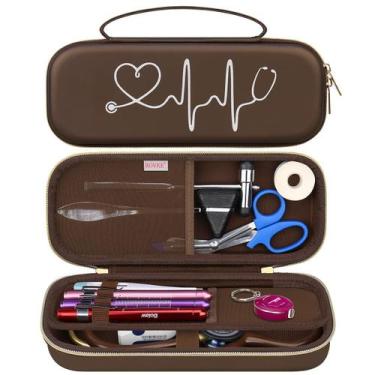 Imagem de Estuche para estetoscopio BOVKE para 3M Littmann Classic III Marrón