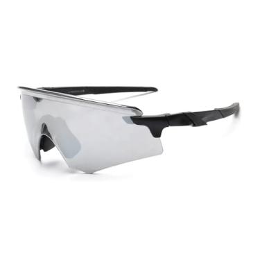 Imagem de Óculos Esportivo De Sol Espelhado Bike Corrida Beach Uv 400