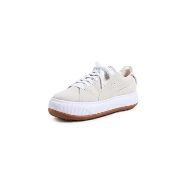 Imagem de PUMA Women's Suede Mayu Deconstructed Sneakers, Pristine, 9 Medium US