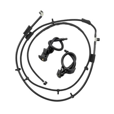 Imagem de BB5Z-17A605-A Mangueira de lavagem de para-brisa premium e bocal do limpador adequado para Ford Explorer 2011-2015, número de peça de reposição AR3Z-17603-A, material ABS