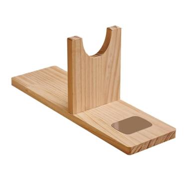 Imagem de Colaxi Suporte para ferramentas de cola quente, portátil, em madeira, para armazenamento e organização, ideal para artesanato e escola, L