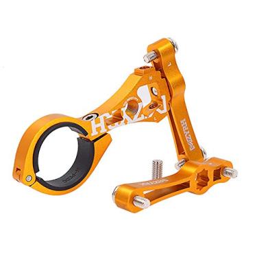 Imagem de Rack de Troca Chaleira Portátil para Bicicleta Montanha Suporte Transdutor Multifuncional Liga Alumínio Leve com Rotação 90 Graus e Buraco Garrafa Ar CO2 Acessórios