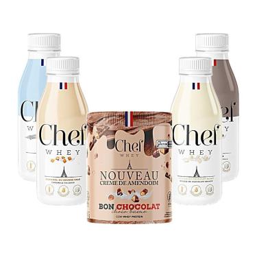 Imagem de Kit Pasta de Amendoim 600g + Chef Whey Dose Única 40g - Chef Whey-Unissex