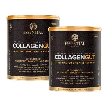 Imagem de Kit 2x Collagen Gut - (400g cada) - Laranja e Blueberry - Essential Nutrition-Unissex