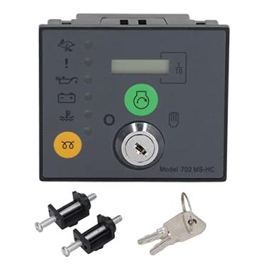 Imagem de LiebeWH Controlador de Gerador de Partida Manual, 702MS HC Material ABS 1.2A Módulo de Controle de Tensão de Fonte de Alimentação DC 8~35VDC, Grupo Gerador de Indicação de LED de Desligamento de