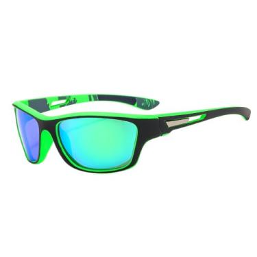 Imagem de Unissex Óculos De Sol Polarizado Óculos De Sol Estilosos À Prova De Vento Adequado Para Corrida Direção E Ciclismo Pesca E Viagem (Verde)