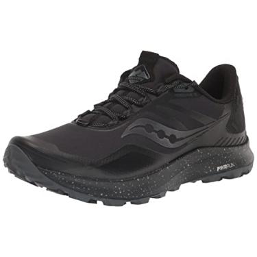 Imagem de Saucony Tênis masculino Peregrine Ice+3, Preto/Sombra, 38