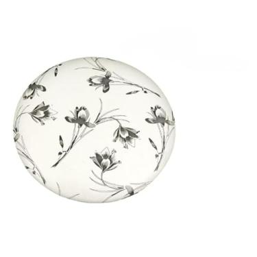 Imagem de Kit 2 Banquetas Baixa Banco Cozinha Americana Balcão Bar Aço - Banco para Balcão, Área Gourmet, Varanda e Churrasco(Branco Floral)