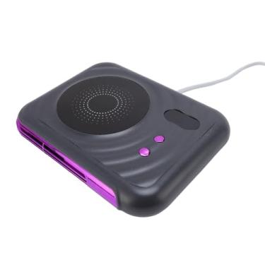 Imagem de Zhjvihx Aquecedor de Xícaras 2 Em 1, Tapete Termostático Com Soprador de Ar Quente e Preservação Automática de Calor, Controle Inteligente de Temperatura para café, chá, Leite Em (Plugue UE 220V)