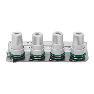 Imagem de aqxreight Máquina Overlock Tensão de Metal Pinça Fixa Acessório de Máquina de Costura e Requintado Fácil, Liso e Tamanho Materiais de Qualidade Robustos Leves Pequeno Alto para de CosturaSerger