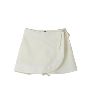 Imagem de Short Saia Fábula Off White-Feminino
