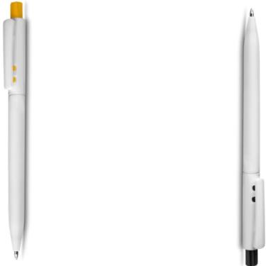 Imagem de Caneta Esferográfica Touch Screen Retrátil, Plástica, Escrita Azul, Ponta Fina 0.7mm, Grip Emborrachado, Design Moderno, Cilíndrica, para Escritório (Amarelo e Preto)